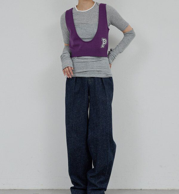  「【PEAS】ネップデニム」|デニム|