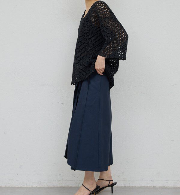  「【HERITANOVUM】コットンペーパークロシェットプルオーバー」|ニット・セーター|