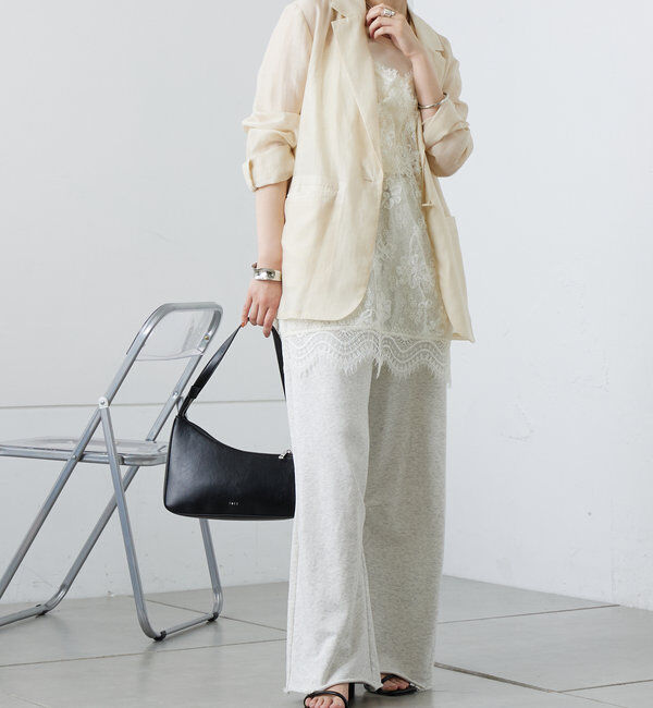  「レースVキャミチュニック」|シャツ・ブラウス|