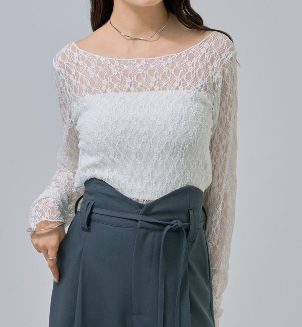  「レースプルオーバー」|Tシャツ・カットソー|