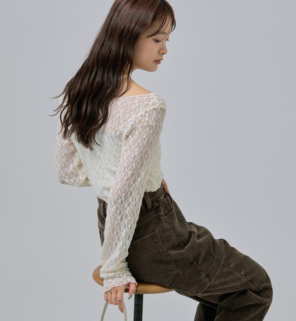 「レースプルオーバー」|Tシャツ・カットソー|
