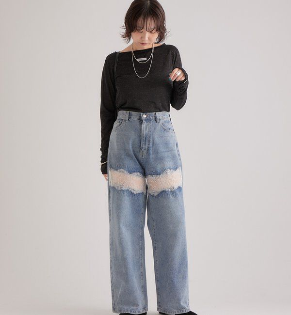  「ラメチュールプルオーバー」|Tシャツ・カットソー|