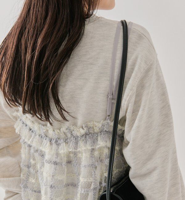  「シャイニーチェックキャミチュニック」|シャツ・ブラウス|