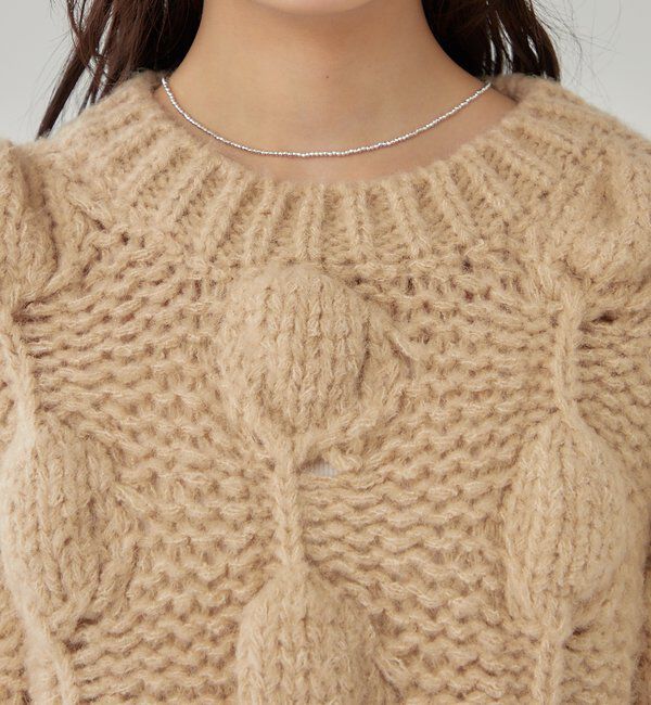  「ぽこぽこウェーブニット」|ニット・セーター|