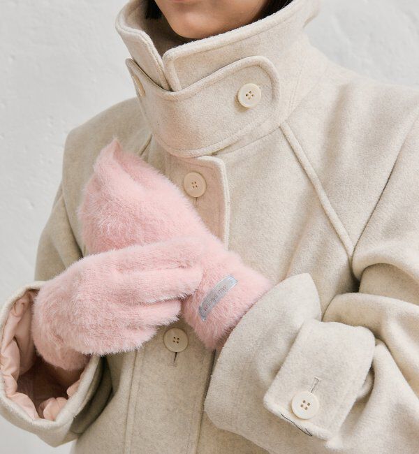  「タグ付きニットグローブ」|手袋|