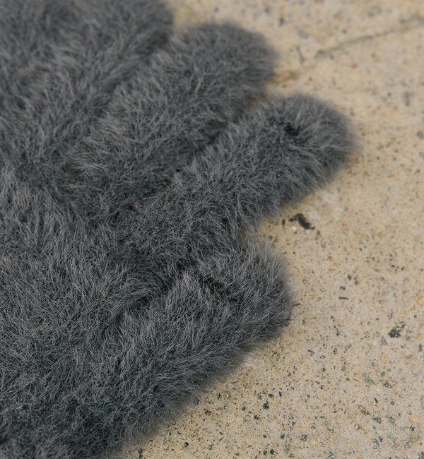  「タグ付きニットグローブ」|手袋|