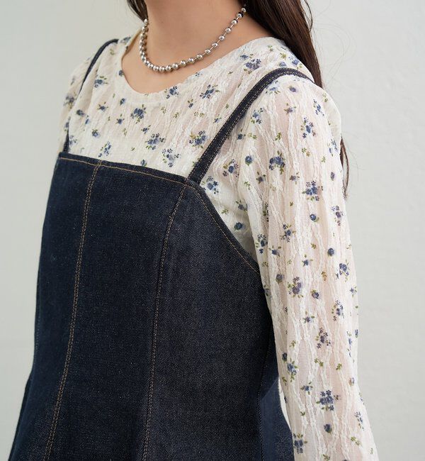  「ペプラムデニムビスチェ」|シャツ・ブラウス|