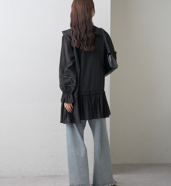  「ラッフルティアードミニワンピース」|ワンピース|