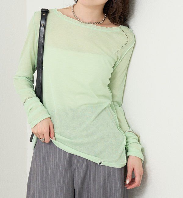  「チュールタグシアーロンT」|Tシャツ・カットソー|