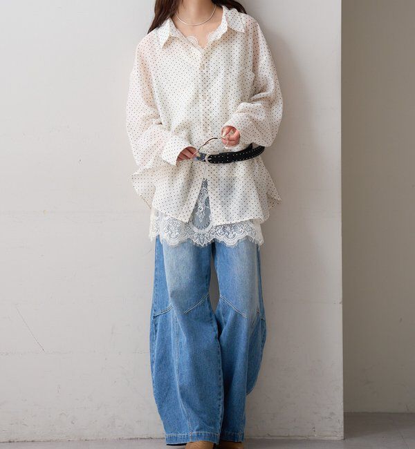  「シアーシャツビスチェSET」|シャツ・ブラウス|