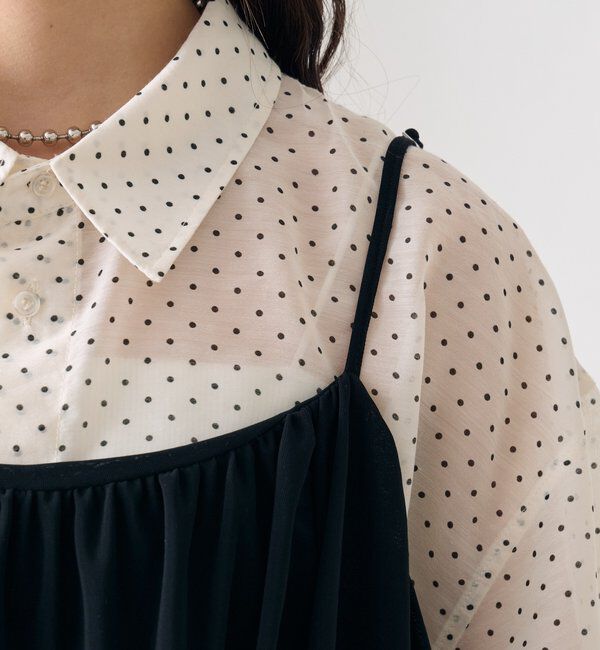  「シアーシャツビスチェSET」|シャツ・ブラウス|