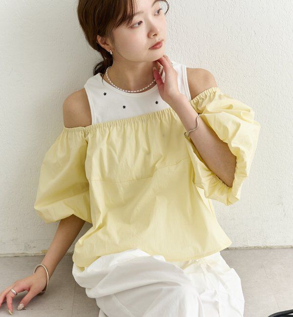  「オフショル袖バルーンブラウス」|シャツ・ブラウス|