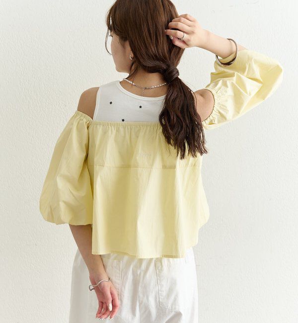  「オフショル袖バルーンブラウス」|シャツ・ブラウス|