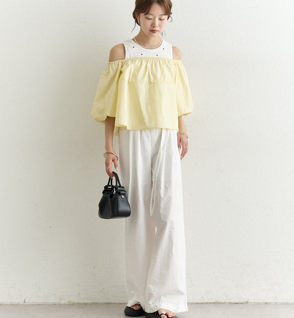  「オフショル袖バルーンブラウス」|シャツ・ブラウス|