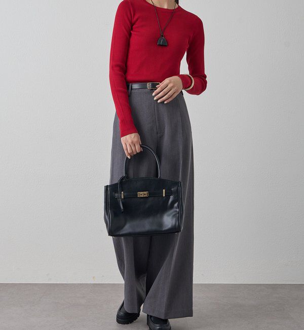  「BASICクルーニット」|ニット・セーター|