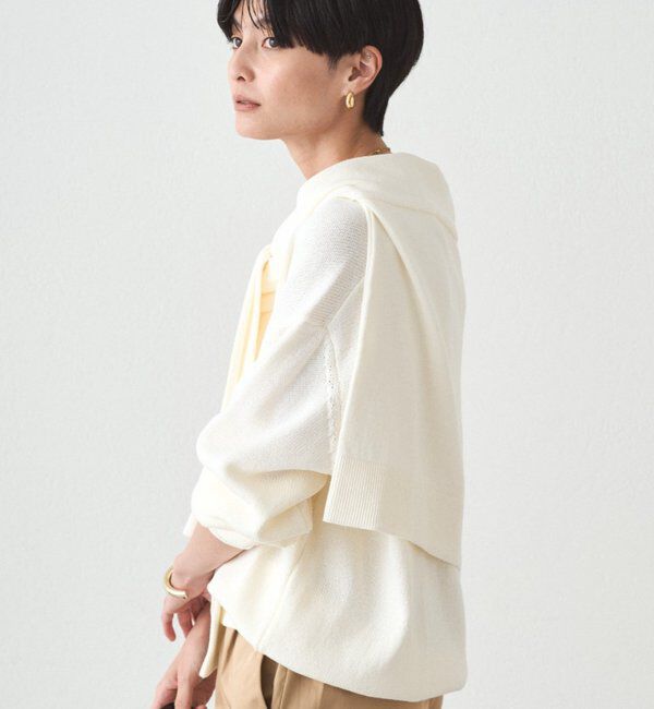  「コットンVニット」|ニット・セーター|