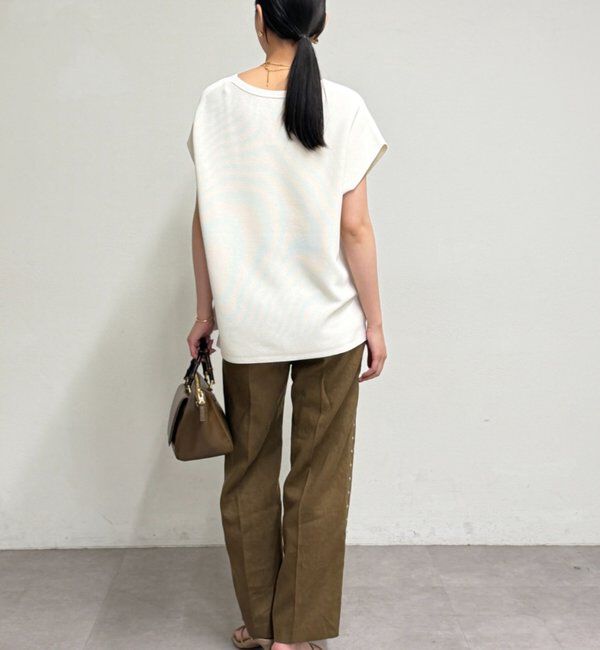  「リネンスタッズパンツ」|チノ|