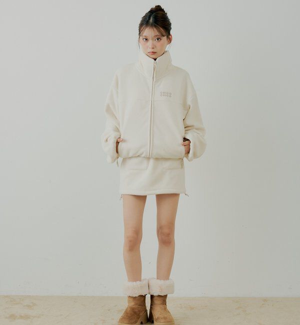  「【セットアップ対応】胸ロゴフリーストップス」|シャツ・ブラウス|