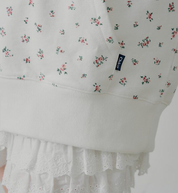  「花柄ルーズパーカー」|パーカー|