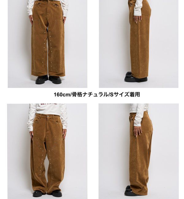  「スウェードダブルニーパンツ」|チノ|