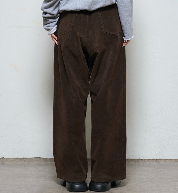  「スウェードダブルニーパンツ」|チノ|