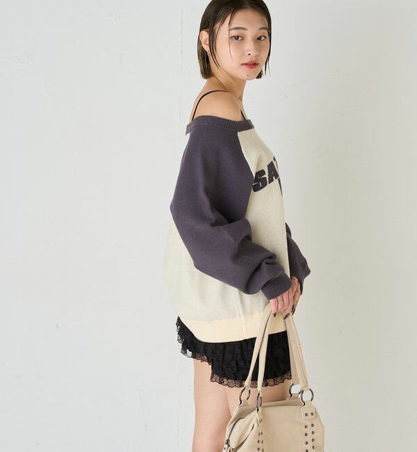  「シャーロットオフショルニット」|ニット・セーター|