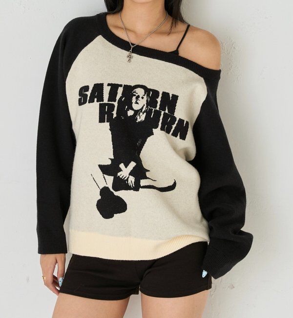  「シャーロットオフショルニット」|ニット・セーター|