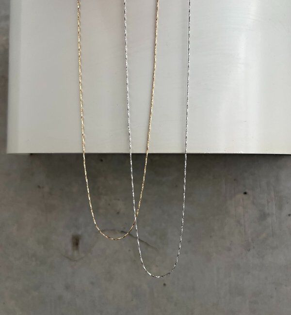  「〈GOLDY/ゴールディ〉ツイストチェーンスキンネックレス」|リング|