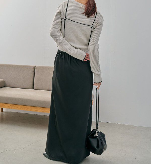  「メランジキャミSETカーディガン」|カーディガン|