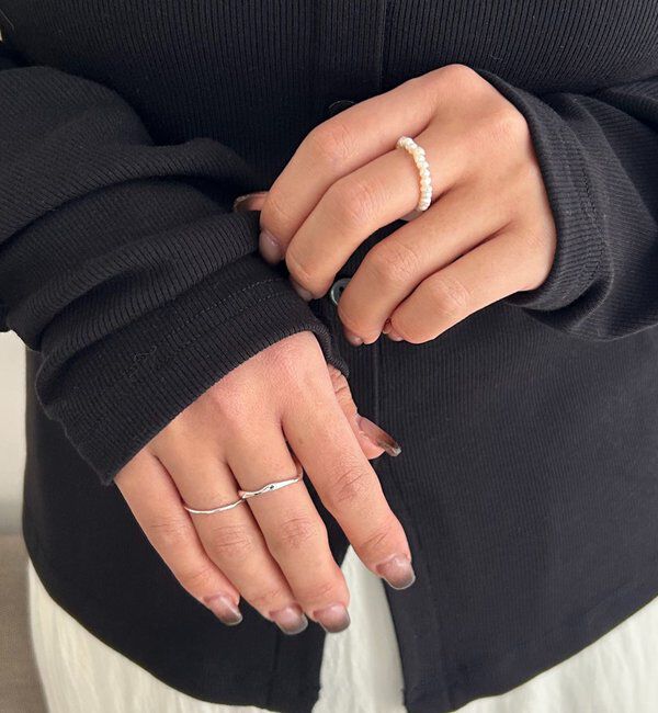  「〈GOLDY/ゴールディ〉淡水パール3SETリング」|リング|