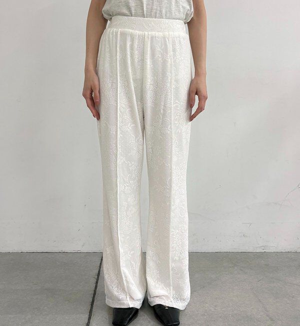  「レースフレアパンツ」|チノ|