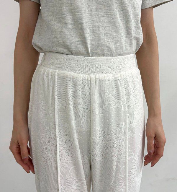  「レースフレアパンツ」|チノ|