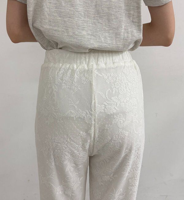  「レースフレアパンツ」|チノ|