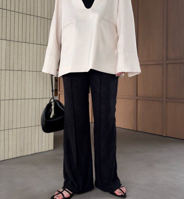  「レースフレアパンツ」|チノ|