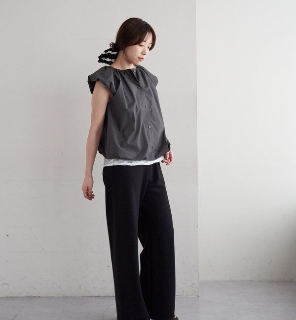  「ダブルクロスワイドパンツ」|チノ|