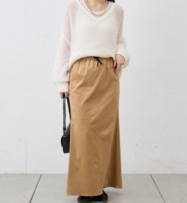  「フェイクスウェードスカート」|スカート|