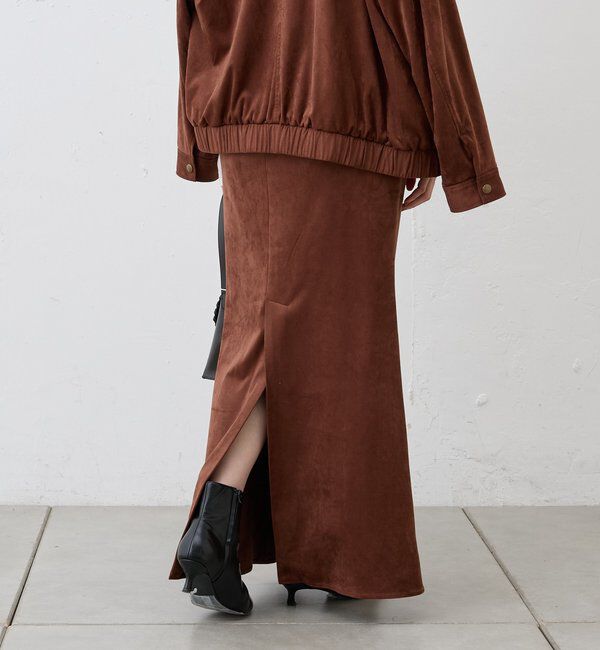  「フェイクスウェードスカート」|スカート|