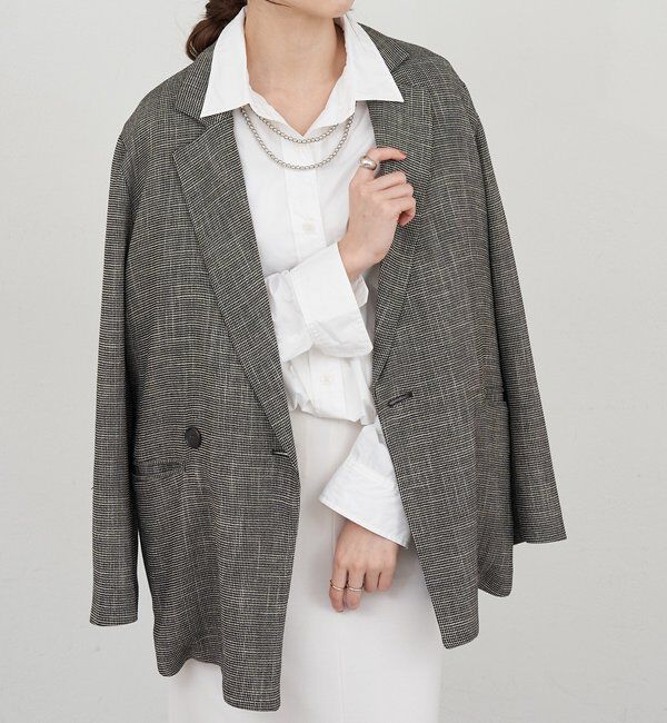  「《名品ジャケット》からみ織りジャケット」|テーラードジャケット|