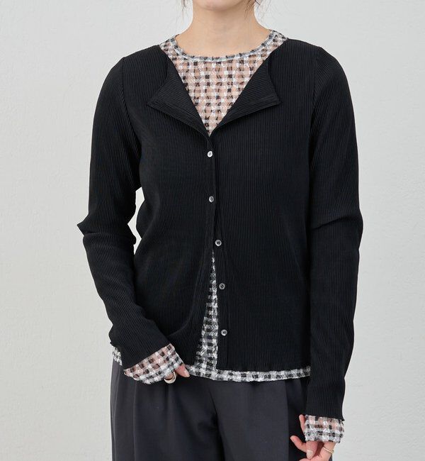  「プリーツカーディガン」|シャツ・ブラウス|