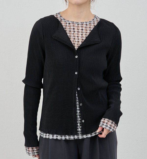 「プリーツカーディガン」|シャツ・ブラウス|