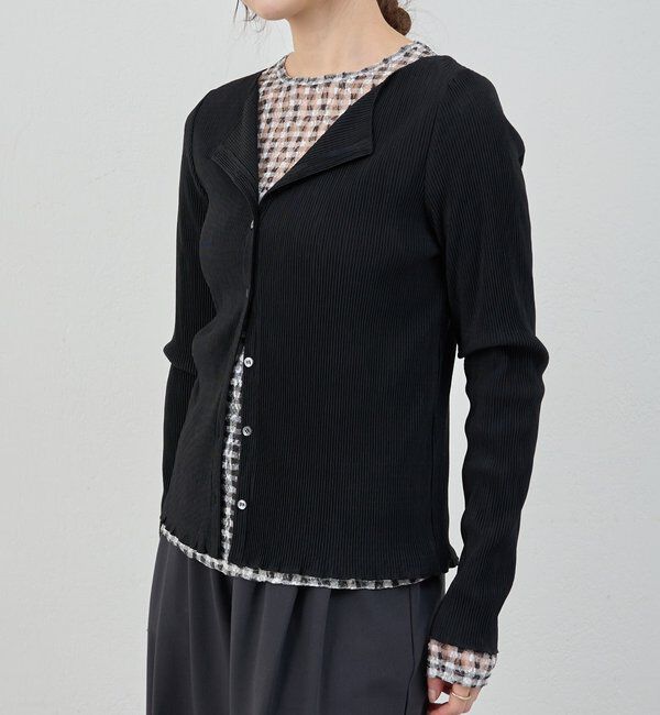  「プリーツカーディガン」|シャツ・ブラウス|