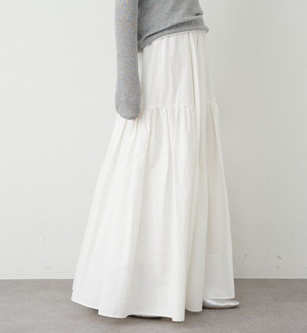  「タフタボリュームスカート」|スカート|