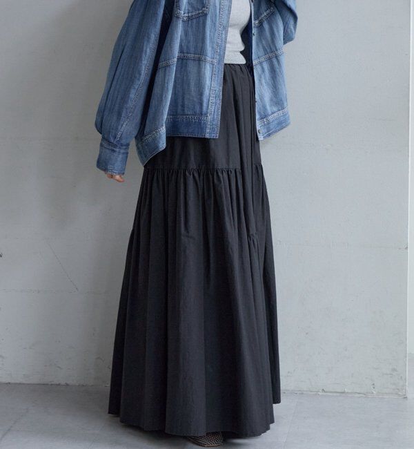  「タフタボリュームスカート」|スカート|