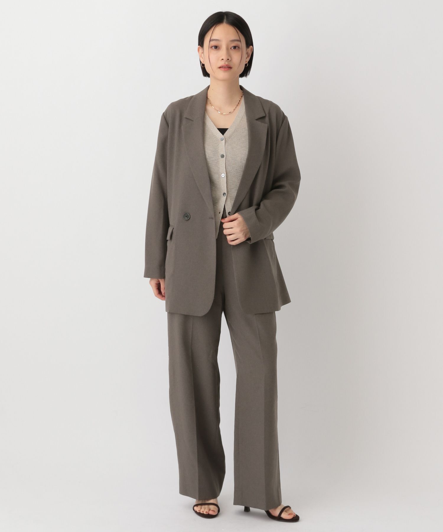 A part by 「リネンライクストレートパンツ」|スラックス|