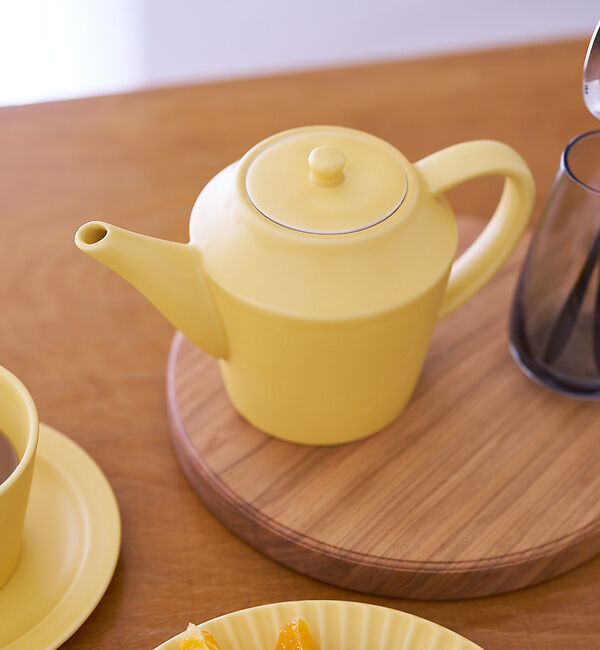 collex「【新色登場】SAKUZAN 作山窯 Sara ティーポット」|食器・キッチングッズ|イエロー