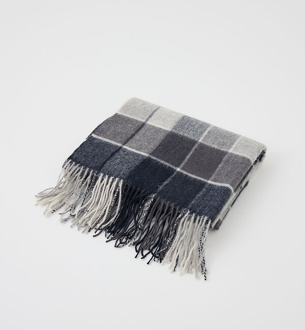 collex「ウールリバーシブルチェックストール」|マフラー|