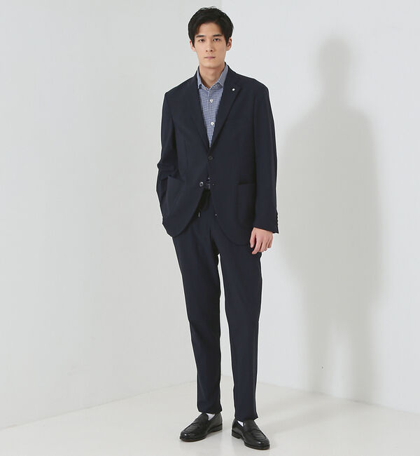 ABAHOUSE「【セットアップ対応/FLEX JACKET】トリコットツイル マルチストレッチ」|テーラードジャケット|