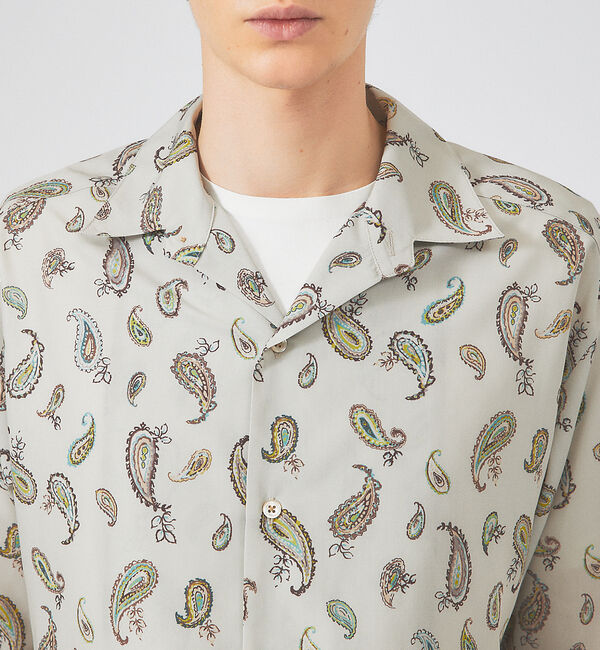 ABAHOUSE「【セットアップ対応】LONGCHAMP 2WAY オープンカラー 半袖 シャツ」|シャツ・ブラウス|