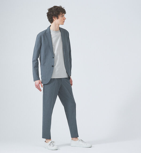 ABAHOUSE「【セットアップ対応/接触冷感】ハイブリット リラックス ジャケット」|テーラードジャケット|