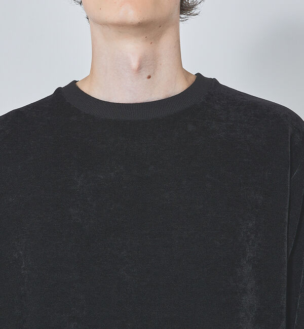 ABAHOUSE「【ベロア&times;コール】リラックス カットソー / スウェット」|Tシャツ・カットソー|